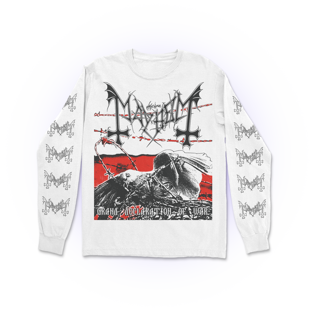 Mayhem (Grand Declaration of War White) Longsleeve