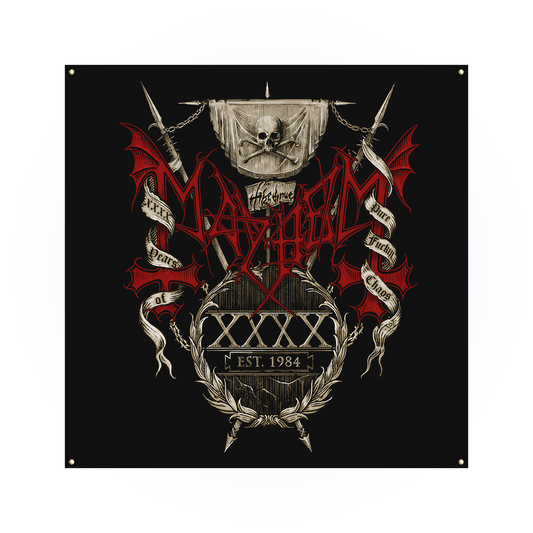 Mayhem (40th Anni. Logo) Flag