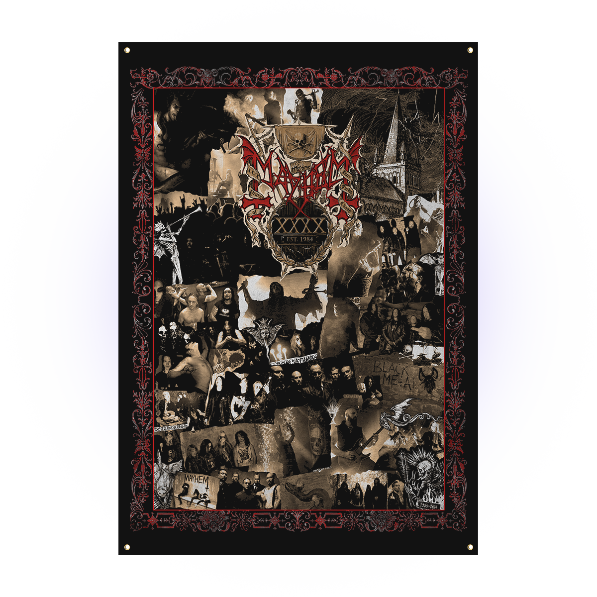 Mayhem (40th Anni. Collage) Flag