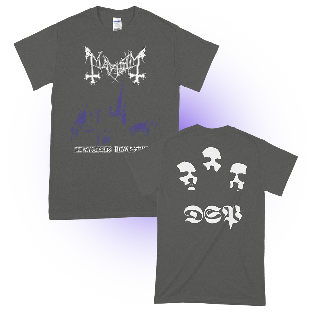Mayhem (Purple De Mysteriis Dom Sathanas Charcoal) T-Shirt
