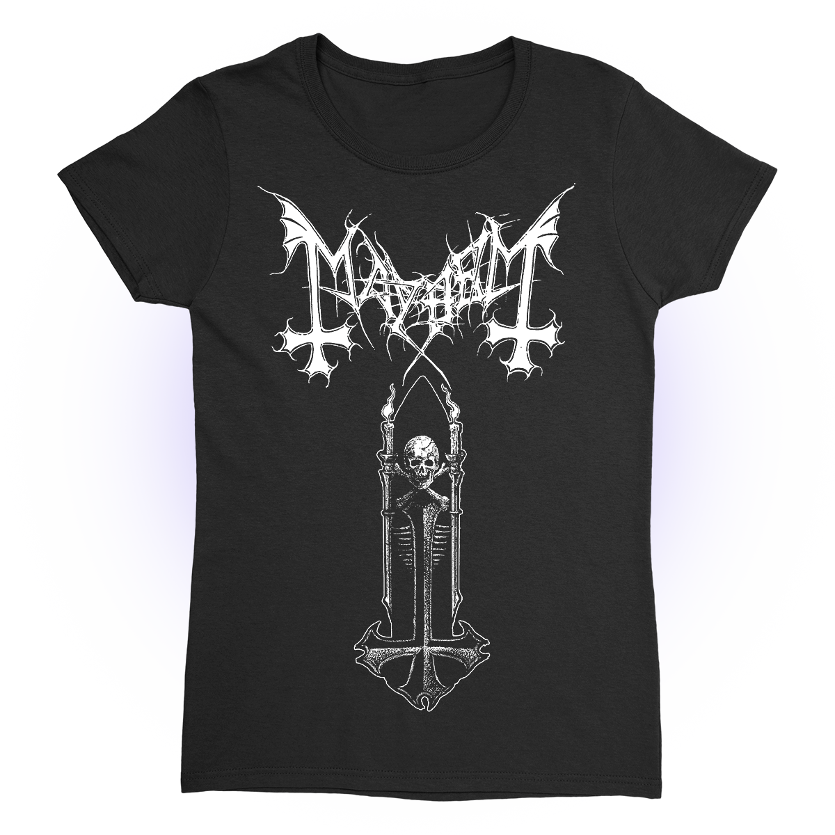 Mayhem (Cross) Fitted Girl T-Shirt