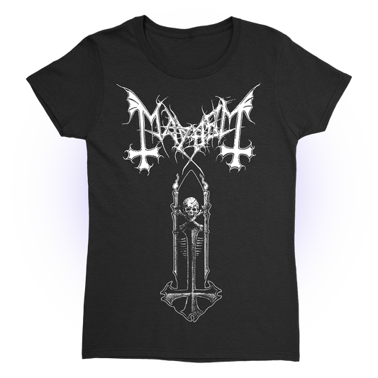 Mayhem (Cross) Fitted Girl T-Shirt