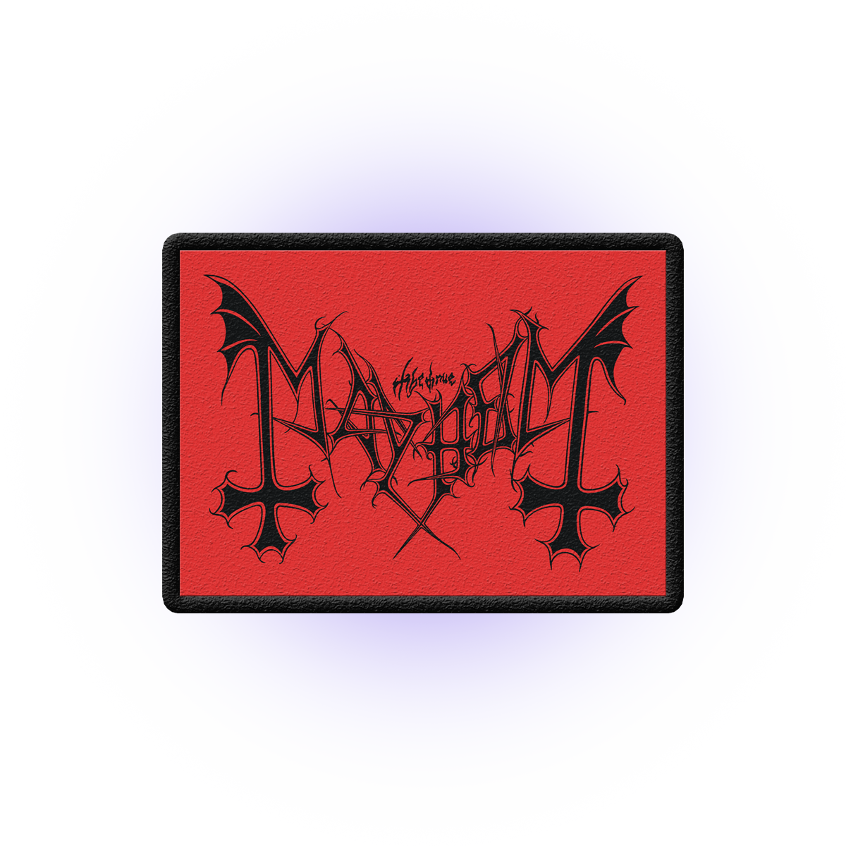 Mayhem (Logo Red Black) Patch
