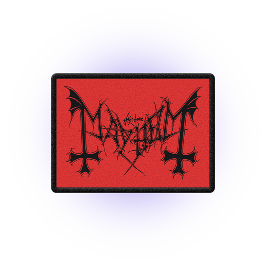 Mayhem (Logo Red Black) Patch