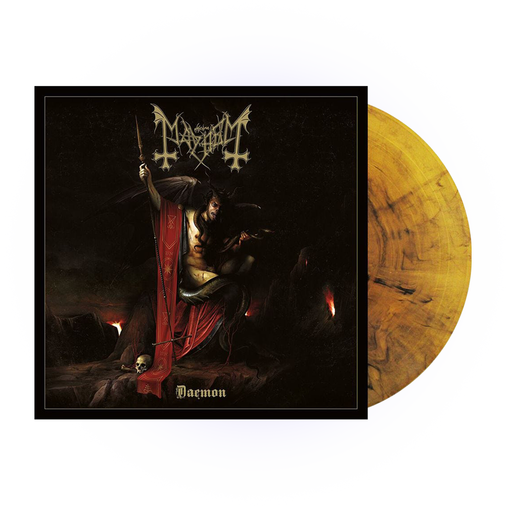 Mayhem (Daemon) Orange Black Marble Vinyl