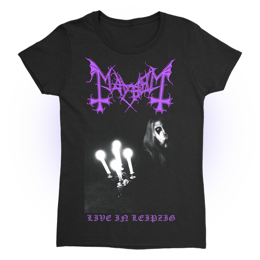 Mayhem (Live In Leipzig Vintage) Fitted Girl T-Shirt