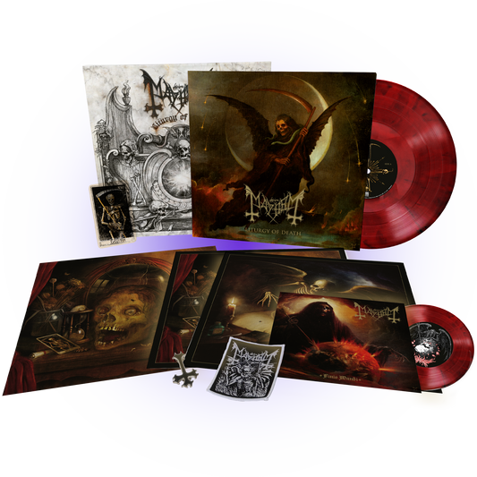 Mayhem (Liturgy Of Death) Red/Black Marble Vinyl Deluxe Box Set
