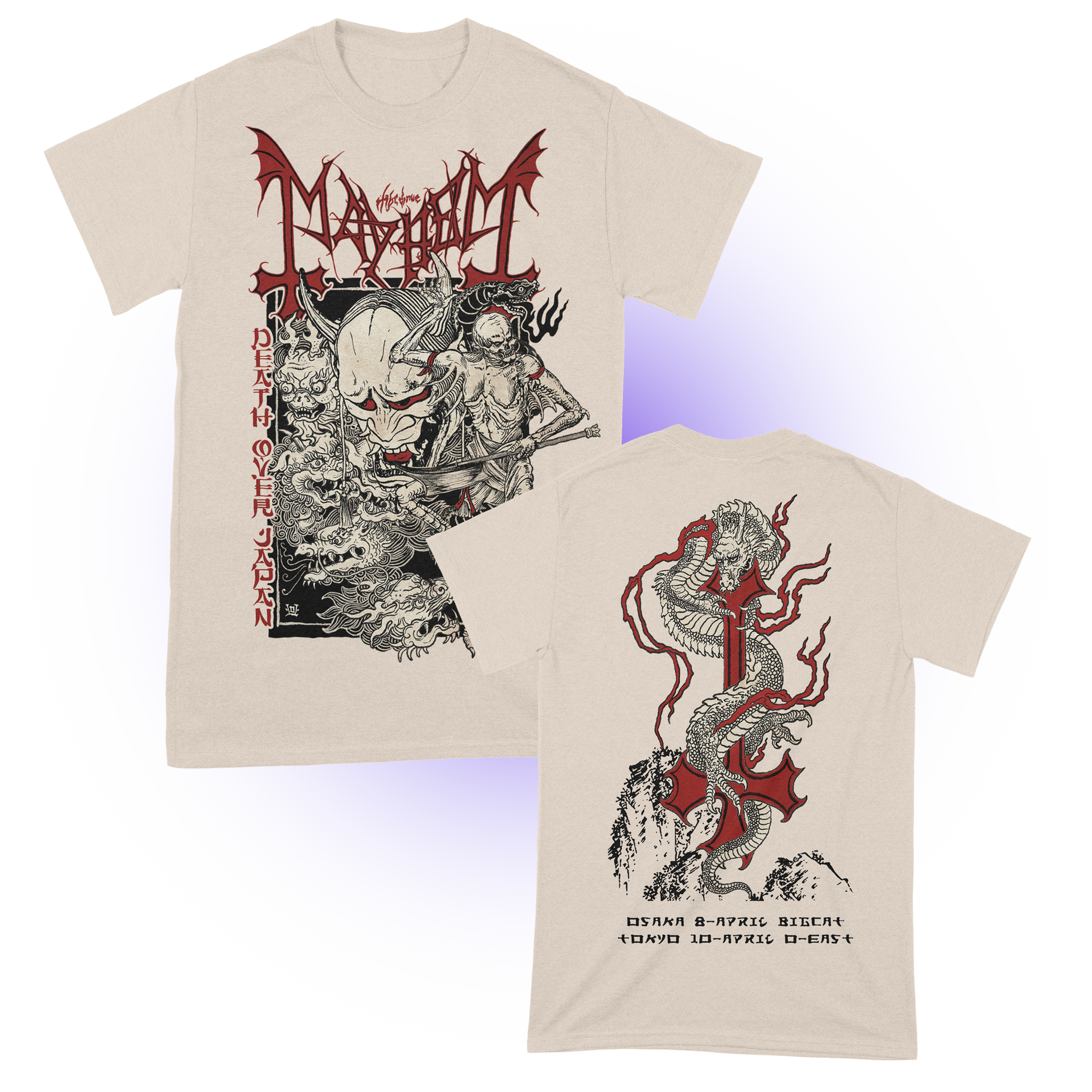 Mayhem (Death Over Japan Natural) T-Shirt