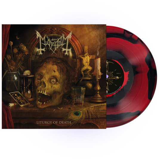 Mayhem (Liturgy Of Death) Split Black/Red Vinyl